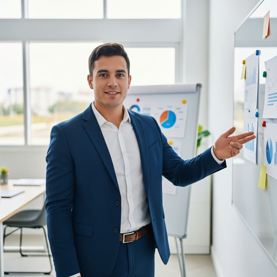 Uczniowie klasy menadżerskiej